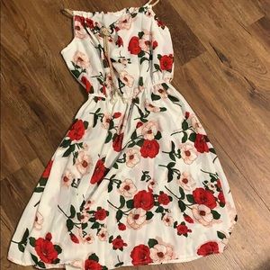 rose design romper